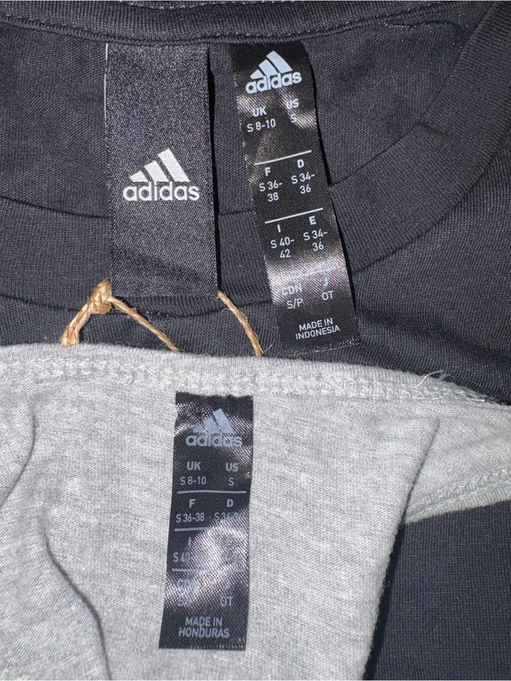 Lot of 2 Adidas Tank Top Muscle Tank Top NWT Size Small Black Gray